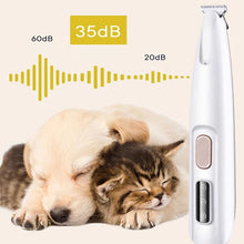 Charger l&#39;image dans la galerie, Tondeuse pour poils d&#39;animaux avec lumière LED
