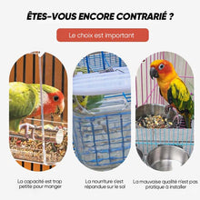 Charger l&#39;image dans la galerie, Mangeoire d&#39;oiseaux automatique transparente sans déversement
