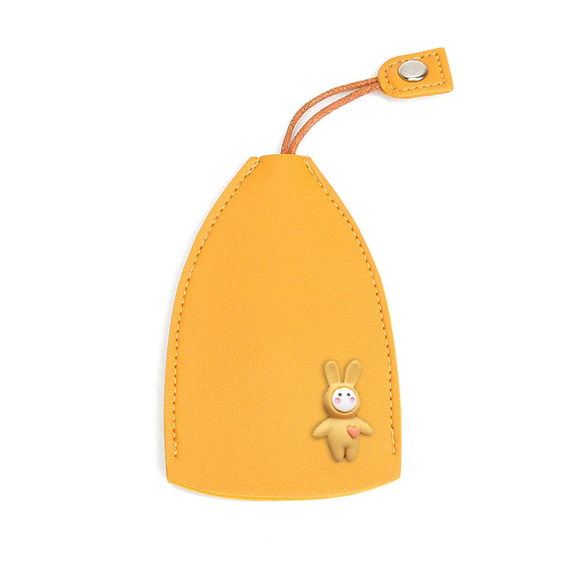 Noucadeaux Sac à Clés en Cuir PU Fruits Mignons (1 Ensemble(4 PCS