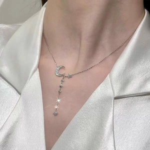 Collier Étoile de Lune Brillant