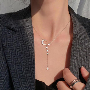 Collier Étoile de Lune Brillant