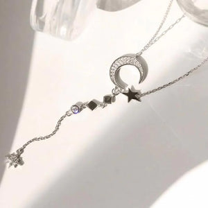 Collier Étoile de Lune Brillant