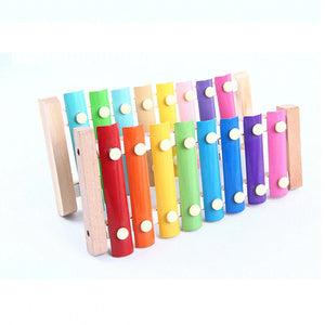 Jouet de Xylophone en Bois Coloré pour Enfants