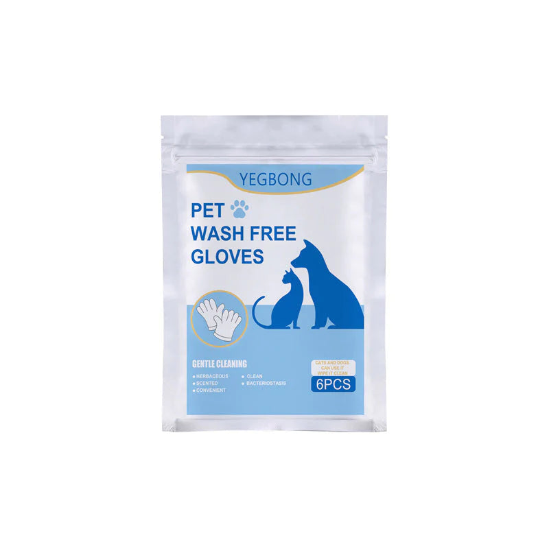 Lingettes pour gants de toilettage pour animaux de compagnie