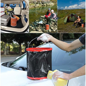 Seau Pliable Portable pour La Pêche en Plein Air