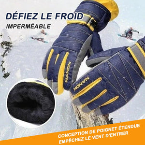 Gants Imperméables Coupe-vent d'Hiver Unisexes