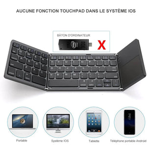 Clavier Pliable De Bluetooth Sans Fil