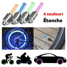 Charger l&#39;image dans la galerie, Bouchon de Valve LED Lumineux pour Roue de Vélo
