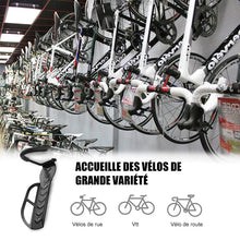 Charger l&#39;image dans la galerie, Support De Rangement Pour Bicyclettes Ajustable Suspension À Mur Vertical
