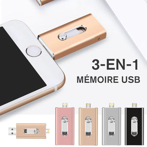 Ciaovie™ 3-en-1 Clé USB de Smartphone/Ordinateur