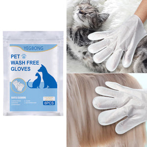 Lingettes pour gants de toilettage pour animaux de compagnie