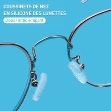 Charger l&#39;image dans la galerie, Ensemble de Coussinets de Nez en Silicone des Lunettes
