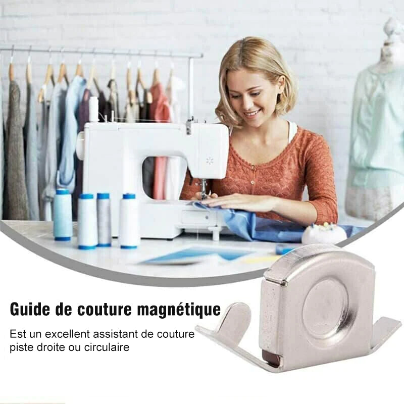 Guide de Couture Magnétique pour Machine à Coudre