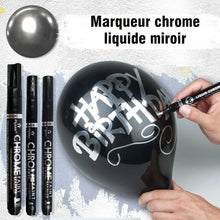 Charger l&#39;image dans la galerie, Stylo Marqueur à Encre d&#39;Argent Effet Miroir
