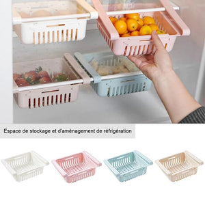 Rack de stockage de la cuisine réfrigérateur partition