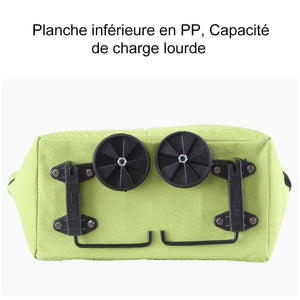 Ciaovie™ Sac à Provisions Pliant avec Roues