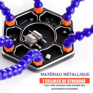 Base de Soudage en Alliage d’Aluminium avec Bras Flexibles