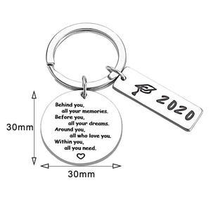 2020 Cadeau de Graduation Porte-clés