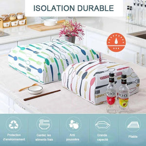 Couvercle Isolant Pliable pour Aliments