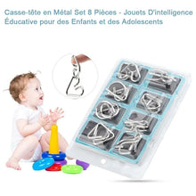 Charger l&#39;image dans la galerie, Jouets Casse-tête en Métal Set (8 Pièces)
