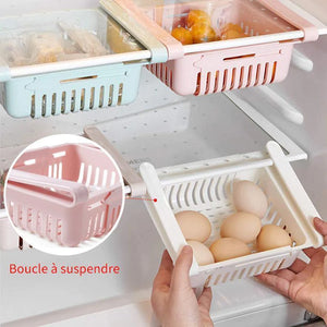 Rack de stockage de la cuisine réfrigérateur partition