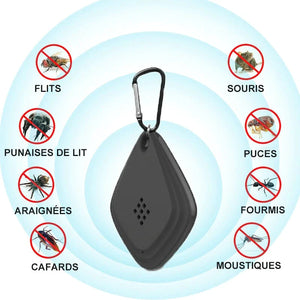 Ciaovie™ Répulsif à Insectes Intelligent à Ultrasons Portable