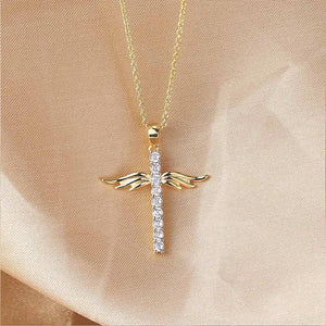 Collier Pendentif Croix d'Ange