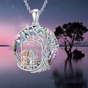 Collier Pendentif en Cristal Arbre de Vie