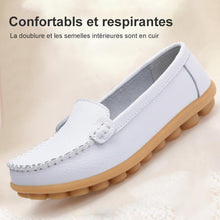 Charger l&#39;image dans la galerie, Mocassin Femme en Cuir, Chaussures Femme en Cuir Confortables
