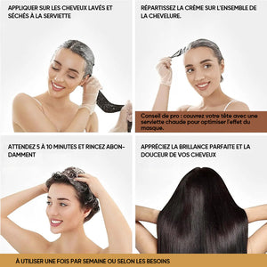 Crème réparatrice pour les cheveux