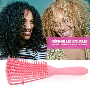 Peigne de Coiffure Pour les Cheveux Frisés