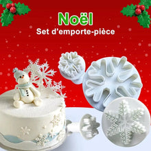 Charger l&#39;image dans la galerie, Moule à Gâteau Flocon De Neige De Noël (22 pcs)
