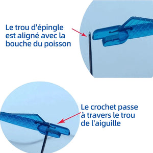 Enfile-aiguille forme Poisson pour Machine à Coudre