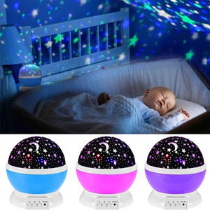 Veilleuse Romantique Lampe de Projecteur LED Starry Sky