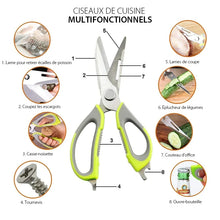 Charger l&#39;image dans la galerie, Ciseaux de Cuisine Multifonctionnel
