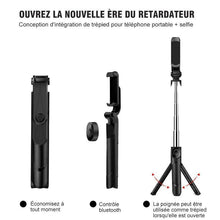 Charger l&#39;image dans la galerie, Selfie Trépied, Bluetooth Selfie Stick 3 en 1
