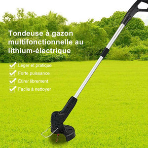 Tondeuse à Gazon Électrique sans Fil Portative Coupe-bordures