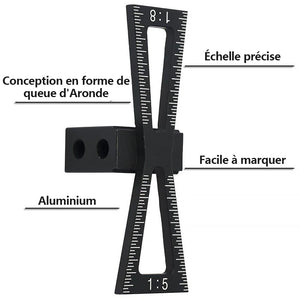 Marqueur à Queue d'aronde pour Travail du Bois