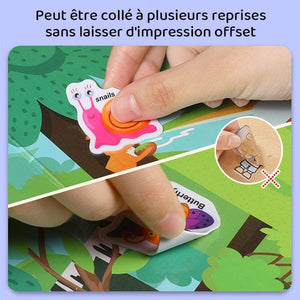 Livre de gelée éducatif portable