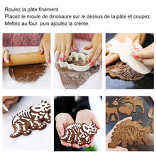 Charger l&#39;image dans la galerie, Moules à Biscuits Dinosaures (kit de 3 pièces)
