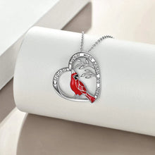 Charger l&#39;image dans la galerie, Collier Pendentif Coeur Cardinal
