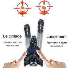 Charger l&#39;image dans la galerie, Ciaovie™ 3 en 1 Alliage Catapulte Jouet Voiture avec Deux Motos
