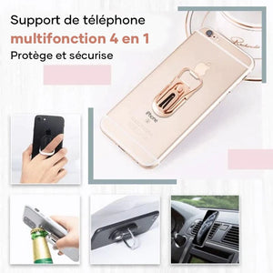 Support de Bague de Téléphone avec Ouvre-bouteille