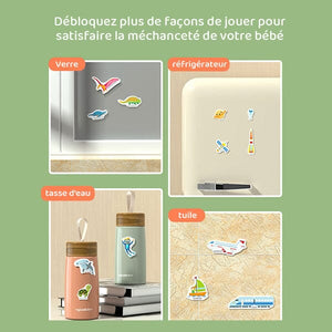 Livre de gelée éducatif portable