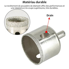 Charger l&#39;image dans la galerie, Foret Diamenté Ouvre-trou pour Verres et Carreaux (Kit de 15 PCs)
