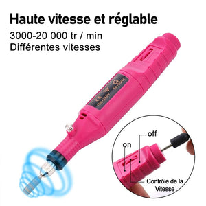 Mini Stylo Électrique de Manucure