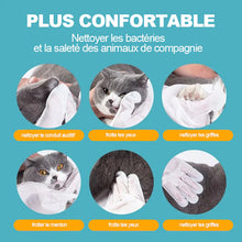 Charger l&#39;image dans la galerie, Lingettes pour gants de toilettage pour animaux de compagnie
