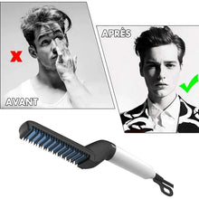 Charger l&#39;image dans la galerie, Peigne lisseur cheveux et barbe pour homme
