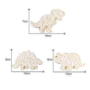 Moules à Biscuits Dinosaures (kit de 3 pièces)