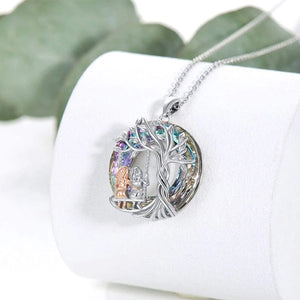 Collier Pendentif en Cristal Arbre de Vie